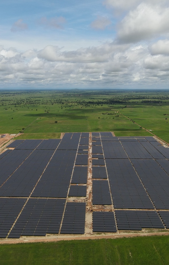 Clenergy Ground-mount PV-ezRack SolarTerrace Eco 39MW Solar Plant in Banteay Meanchey - Cambodia